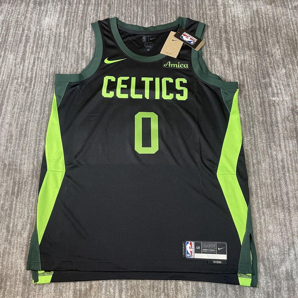 Boston Celtics Jersey City Edition Mens Large NBA Basketball Nike Tatum